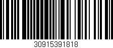 Código de barras (EAN, GTIN, SKU, ISBN): '30915391818'