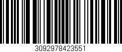 Código de barras (EAN, GTIN, SKU, ISBN): '3092978423551'