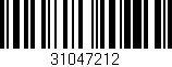 Código de barras (EAN, GTIN, SKU, ISBN): '31047212'