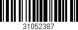 Código de barras (EAN, GTIN, SKU, ISBN): '31052387'