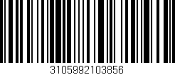 Código de barras (EAN, GTIN, SKU, ISBN): '3105992103856'