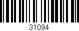 Código de barras (EAN, GTIN, SKU, ISBN): '31094'