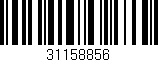 Código de barras (EAN, GTIN, SKU, ISBN): '31158856'