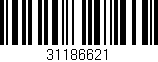 Código de barras (EAN, GTIN, SKU, ISBN): '31186621'