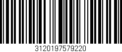 Código de barras (EAN, GTIN, SKU, ISBN): '3120197579220'