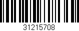 Código de barras (EAN, GTIN, SKU, ISBN): '31215708'