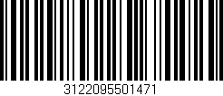 Código de barras (EAN, GTIN, SKU, ISBN): '3122095501471'