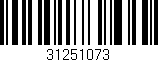 Código de barras (EAN, GTIN, SKU, ISBN): '31251073'