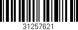 Código de barras (EAN, GTIN, SKU, ISBN): '31257621'