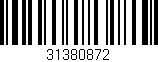 Código de barras (EAN, GTIN, SKU, ISBN): '31380872'