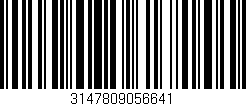 Código de barras (EAN, GTIN, SKU, ISBN): '3147809056641'