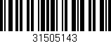 Código de barras (EAN, GTIN, SKU, ISBN): '31505143'