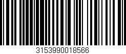 Código de barras (EAN, GTIN, SKU, ISBN): '3153990018566'