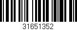 Código de barras (EAN, GTIN, SKU, ISBN): '31651352'