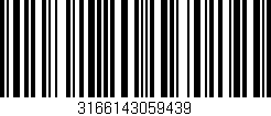 Código de barras (EAN, GTIN, SKU, ISBN): '3166143059439'