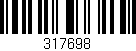 Código de barras (EAN, GTIN, SKU, ISBN): '317698'