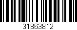Código de barras (EAN, GTIN, SKU, ISBN): '31863812'