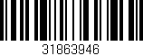 Código de barras (EAN, GTIN, SKU, ISBN): '31863946'