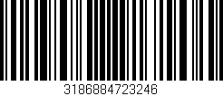 Código de barras (EAN, GTIN, SKU, ISBN): '3186884723246'