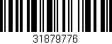 Código de barras (EAN, GTIN, SKU, ISBN): '31879776'