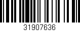 Código de barras (EAN, GTIN, SKU, ISBN): '31907636'