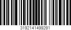 Código de barras (EAN, GTIN, SKU, ISBN): '3192141499281'