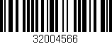 Código de barras (EAN, GTIN, SKU, ISBN): '32004566'