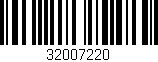 Código de barras (EAN, GTIN, SKU, ISBN): '32007220'