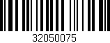 Código de barras (EAN, GTIN, SKU, ISBN): '32050075'