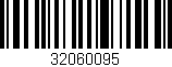 Código de barras (EAN, GTIN, SKU, ISBN): '32060095'