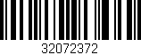 Código de barras (EAN, GTIN, SKU, ISBN): '32072372'