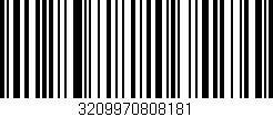 Código de barras (EAN, GTIN, SKU, ISBN): '3209970808181'