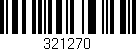 Código de barras (EAN, GTIN, SKU, ISBN): '321270'