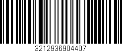 Código de barras (EAN, GTIN, SKU, ISBN): '3212936904407'