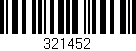 Código de barras (EAN, GTIN, SKU, ISBN): '321452'