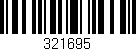 Código de barras (EAN, GTIN, SKU, ISBN): '321695'