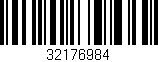 Código de barras (EAN, GTIN, SKU, ISBN): '32176984'