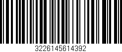 Código de barras (EAN, GTIN, SKU, ISBN): '3226145614392'