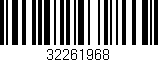 Código de barras (EAN, GTIN, SKU, ISBN): '32261968'