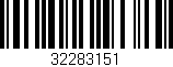 Código de barras (EAN, GTIN, SKU, ISBN): '32283151'