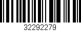 Código de barras (EAN, GTIN, SKU, ISBN): '32292279'