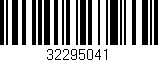 Código de barras (EAN, GTIN, SKU, ISBN): '32295041'