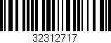 Código de barras (EAN, GTIN, SKU, ISBN): '32312717'