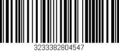 Código de barras (EAN, GTIN, SKU, ISBN): '3233382804547'