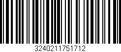 Código de barras (EAN, GTIN, SKU, ISBN): '3240211751712'