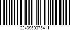 Código de barras (EAN, GTIN, SKU, ISBN): '3246963375411'