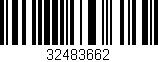 Código de barras (EAN, GTIN, SKU, ISBN): '32483662'