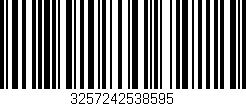 Código de barras (EAN, GTIN, SKU, ISBN): '3257242538595'