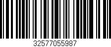 Código de barras (EAN, GTIN, SKU, ISBN): '32577055987'