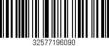 Código de barras (EAN, GTIN, SKU, ISBN): '32577196090'